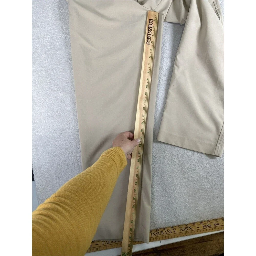 FootJoy Golf Pants Performance Stretch Beige Athletic Fit Men’s 34x30